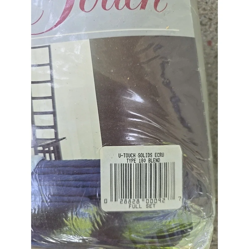 Vintage Tastemaker By Stevens UltraTouch No‎ Iron Luxury  Percale Full Sheet Set